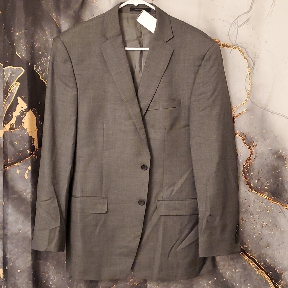 Calvin Klein Charcoal Blazer Suit Coat